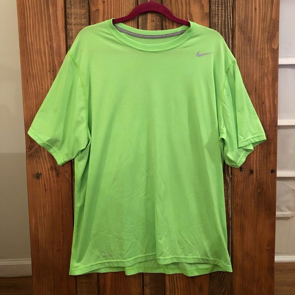 Nike Other - Nike extra large neon green dri-fit t-shirt